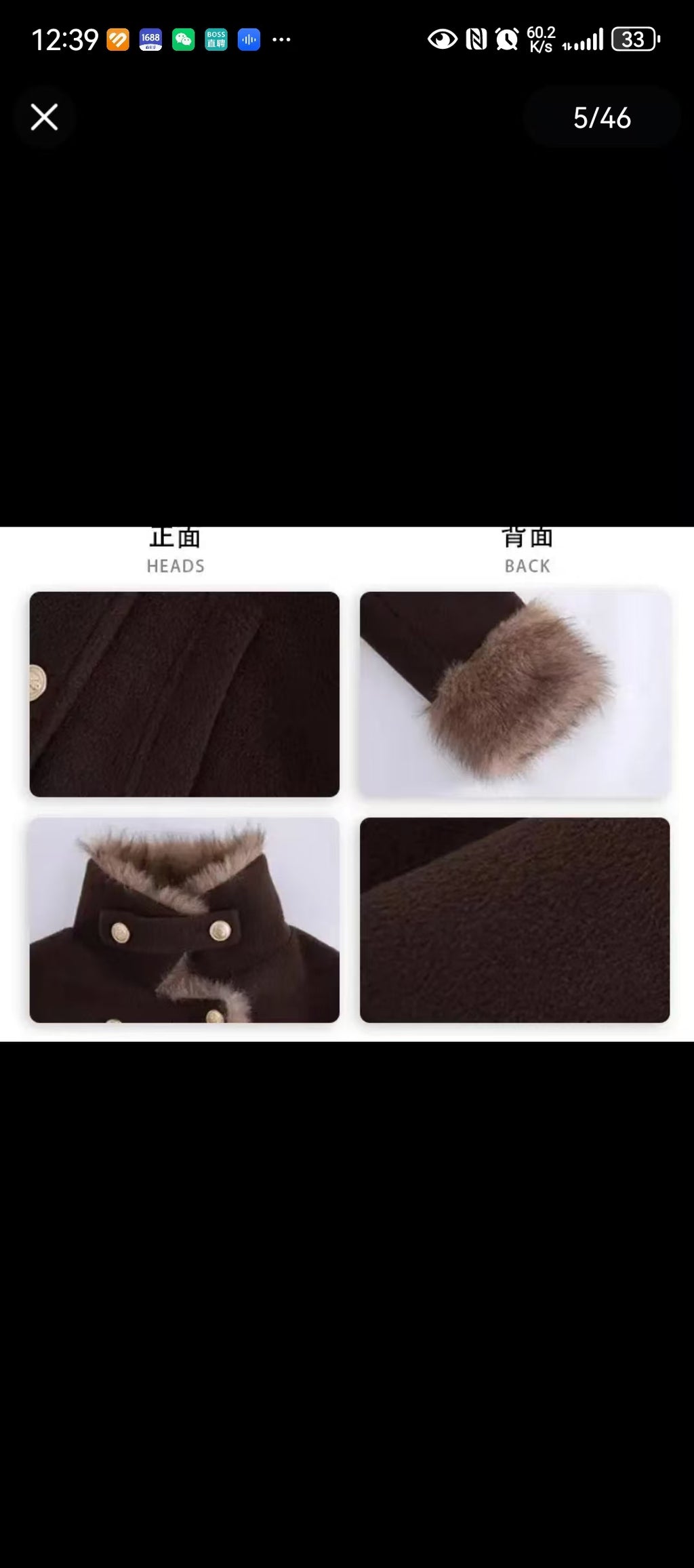 RR Brown Faux Fur Collar Winter Coat for Women | Belted Double Breasted Overcoat